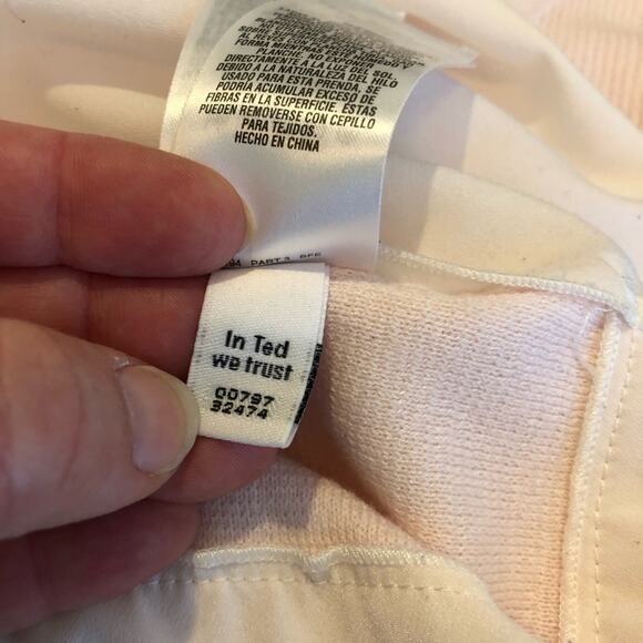 Ted Baker London light pink white layered sweater size 3 or US 8 / Medium - Picture 10 of 15